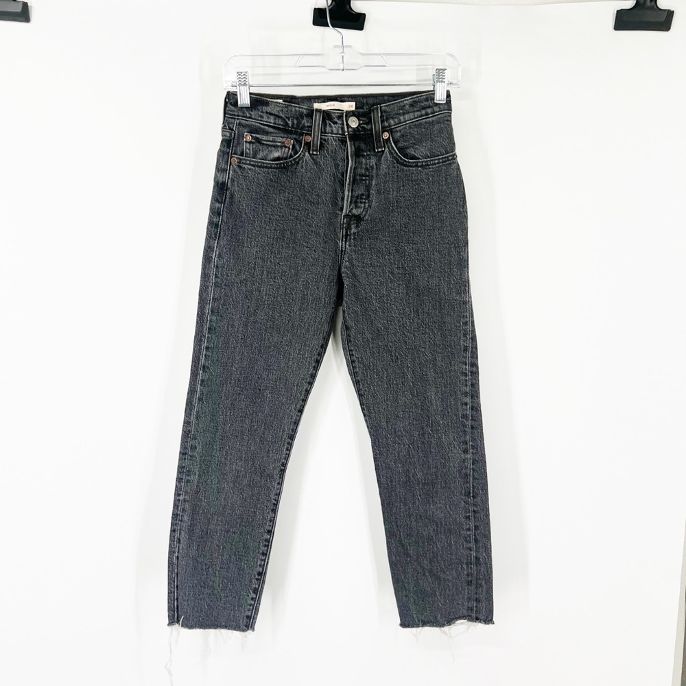 Levi’s Wedgie Button Fly Jeans Raw Hem